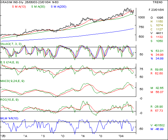 Grasim - Daily chart